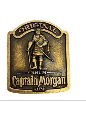 Captain Morgan Rum Original Jamaican belt buckle